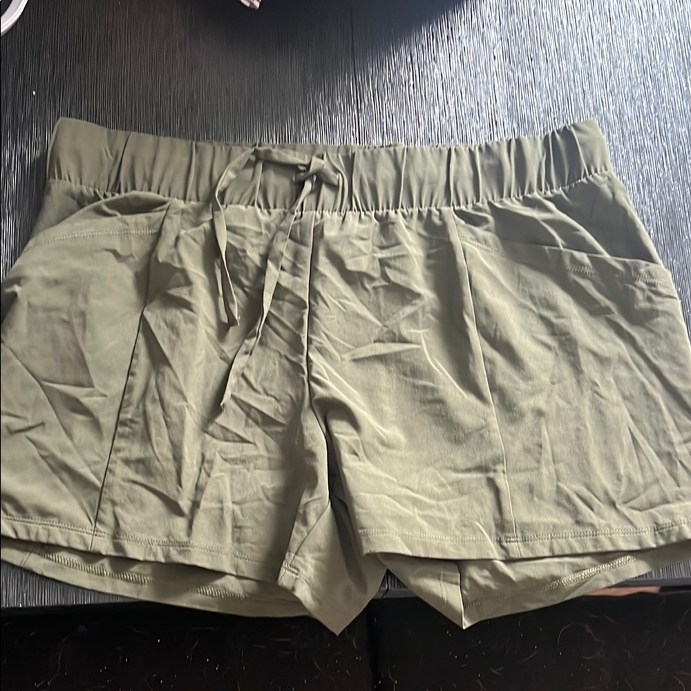 Olive Green Women's Shorts